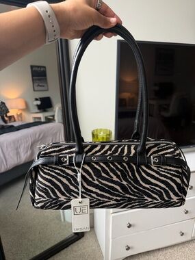 Urban Expressions Zebra Print Shoulder Bag
